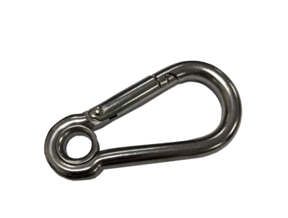 6mm Stainless steel carabiner with eyelet