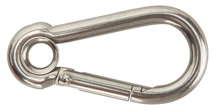 Denty Carabiner with stainless steel eyelet