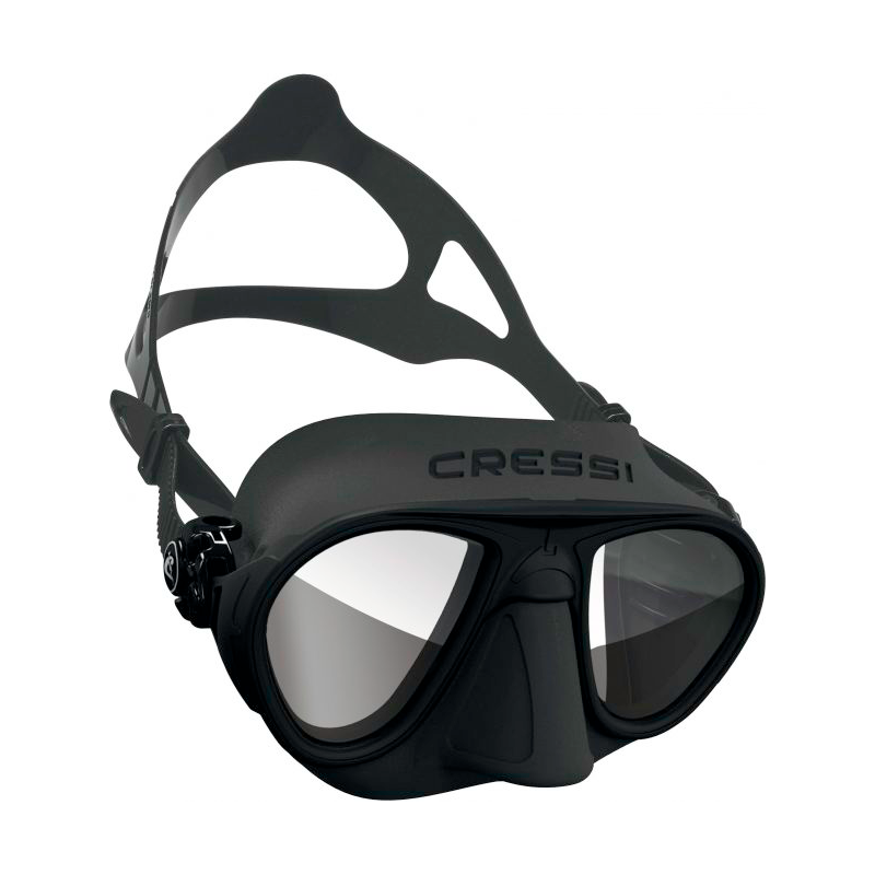 Cressi Calibro Black HD Mirrored Lens Mask