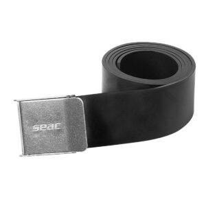 Seac Quick Release Rubber Weight Belt - Stainless Steel Buckle