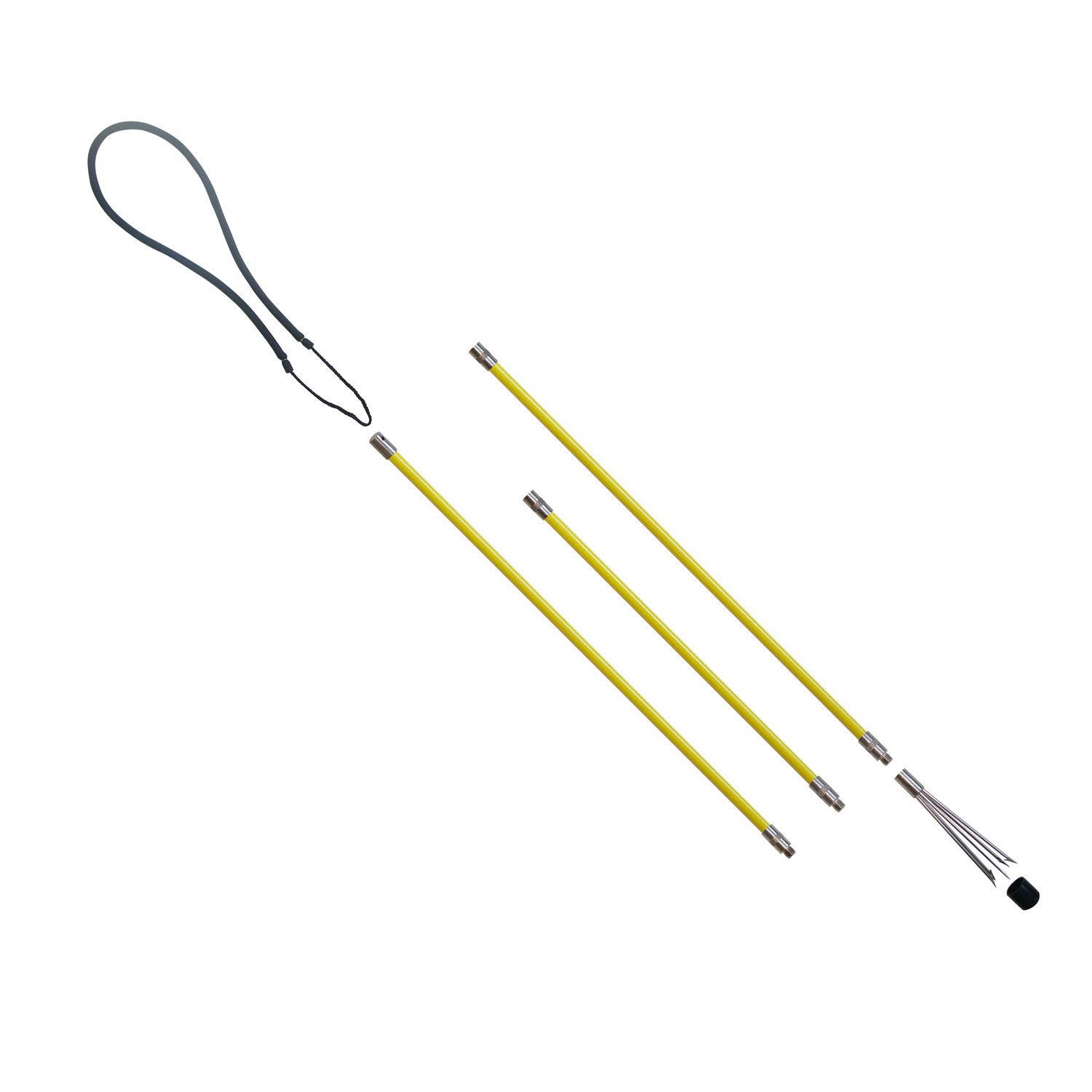 2 Metre 3 Piece Fibre Glass Pole Spear - Start Point Spearfishing
