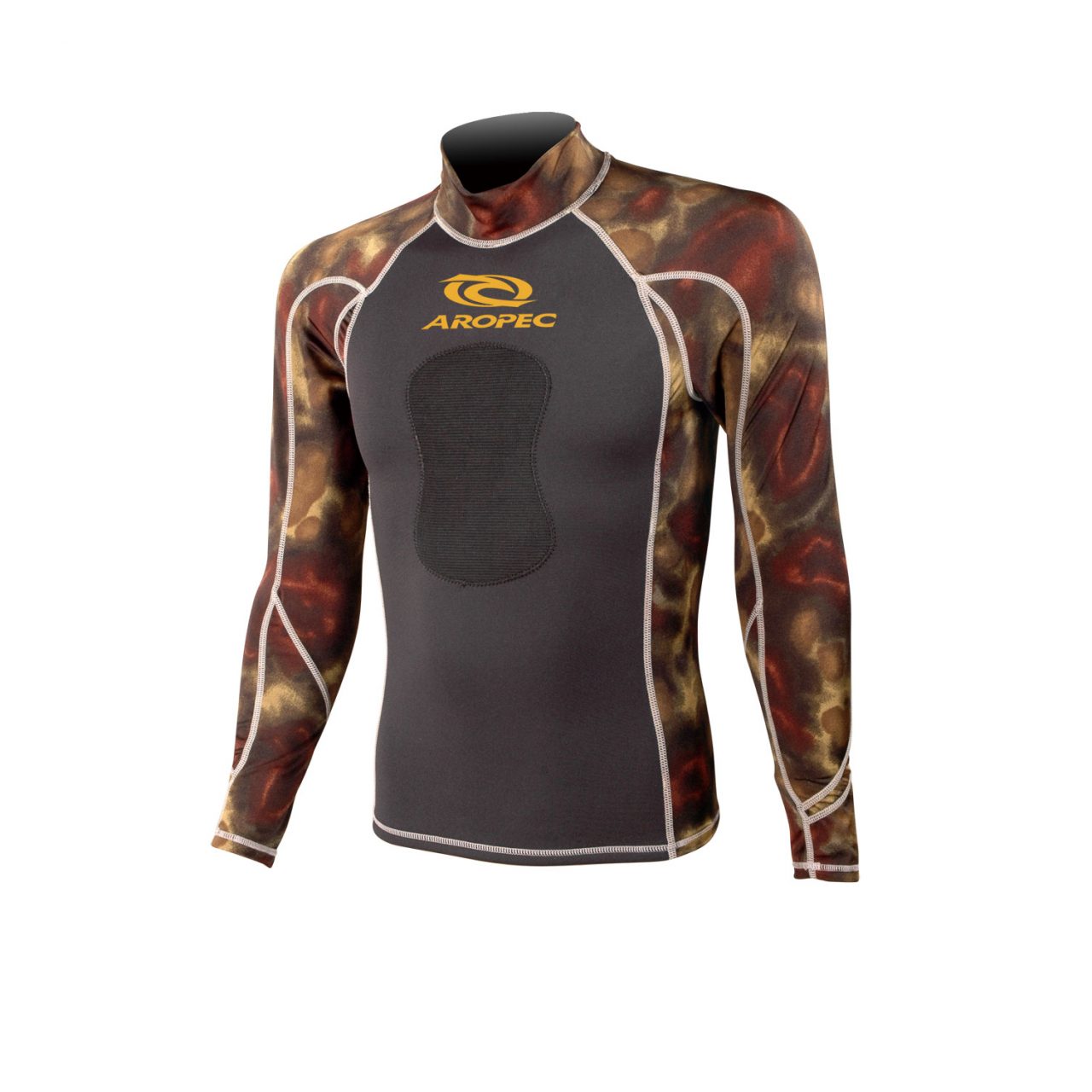 Camo Rash Vest With Chest Loading Pad - Start Point Spearfishing