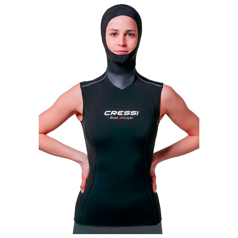 Cressi Base Layer Hood Vest Lady 2.5/5 mm