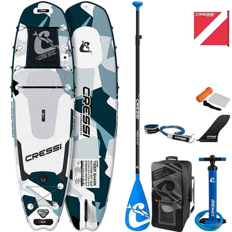 Inflatable paddle board Cressi Tiger Shark 10.2
