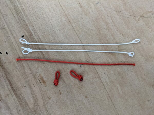 Dyneema wishbone rigging kit