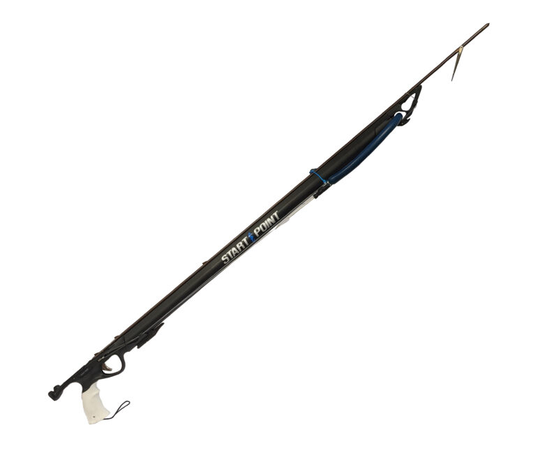 Start Point Labrax Aluminium Rail Speargun Black with blue band