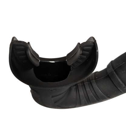Black silicone snorkel mouthpiece