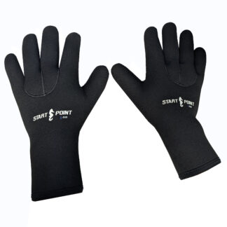 Black 5mm spearfishing neoprene glove